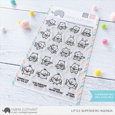 Mama Elephant Clear Stamps - Little Superhero Agenda